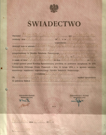 ŚWIADECTWO