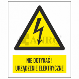 ZNAKI ELEKTRYCZNE OSTRZEGAWCZE PN-88/E-08501