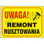 Uwaga_Remont_rusztowania